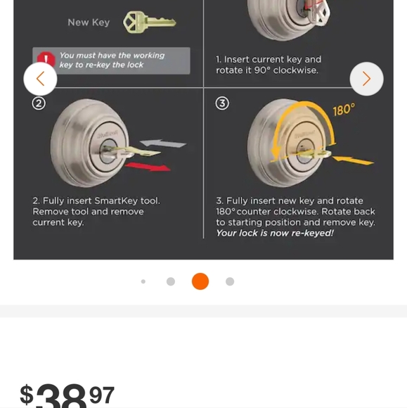 Kwickset Deadbolt - Picture 2 of 2